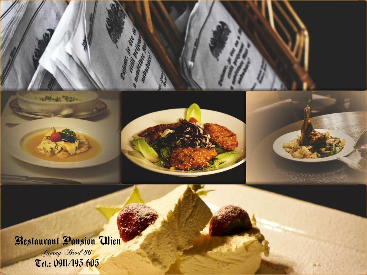 Restaurant Pansion Wien Cierny Brod エクステリア 写真